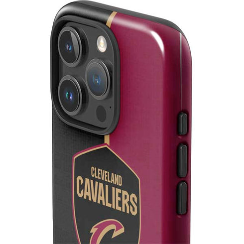 NBA Cleveland Cavaliers Canvas iPhone 16 Pro Max Impact Case